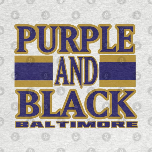 Baltimore LYFE Purple and Back Football Colors! by pralonhitam